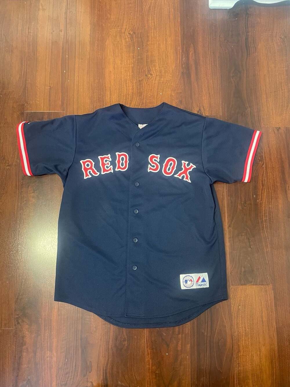 Majestic Boston Red Sox Curt Schilling #38 Navy Baseball Jersey